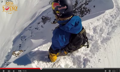 GoPro en la montaña