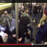 Fiesta en el subte