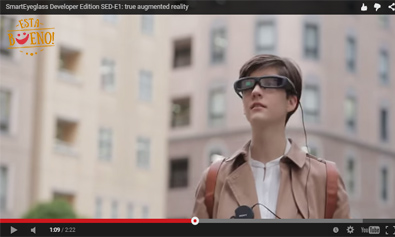 SmartEyeGlass, lo nuevo de Sony