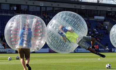 ¿Qué es el bubble football?