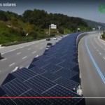 Ciclovía con paneles solares