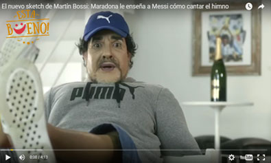 Gran sketch de Martín Bossi