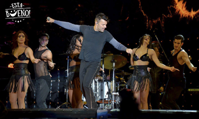 Ricky Martin vibró en Azul